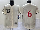 Men's Texas Rangers #6 Josh Jung Cream 2023 City Connect Flex Base Stitched Baseball Jerseys,baseball caps,new era cap wholesale,wholesale hats